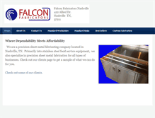 Tablet Screenshot of falconnashville.com